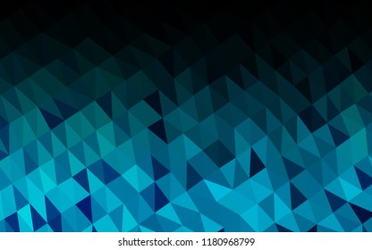 Light BLUE vector abstract polygonal texture. An elegant bright illustration with gradient. The polygonal design can be used for your web site.