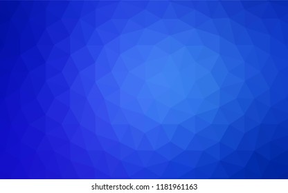 Light BLUE vector abstract polygonal pattern. Elegant bright polygonal illustration with gradient. Completely new template for your banner.