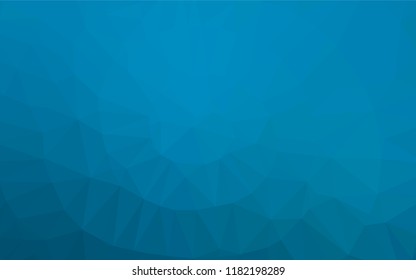 Light BLUE vector abstract polygonal texture. Creative illustration in halftone style with gradient. Brand new style for your business design.