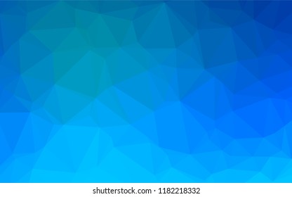 Light BLUE vector abstract polygonal texture. Modern geometrical abstract illustration with gradient. Brand new design for your business.