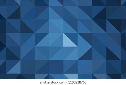Light BLUE vector abstract polygonal template. Creative geometric illustration in Origami style with gradient. Template for cell phone's backgrounds.