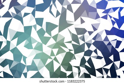 Light BLUE vector abstract polygonal template. Colorful illustration in polygonal style with gradient. A new texture for your web site.