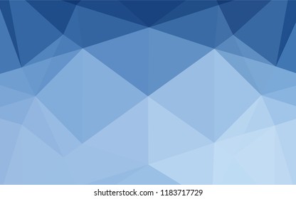Light BLUE vector abstract polygonal texture. An elegant bright illustration with gradient. Brand new design for your business.