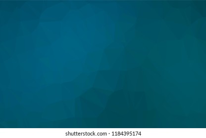 Light BLUE vector abstract polygonal cover. Modern geometrical abstract illustration with gradient. The elegant pattern can be used as part of a brand book.