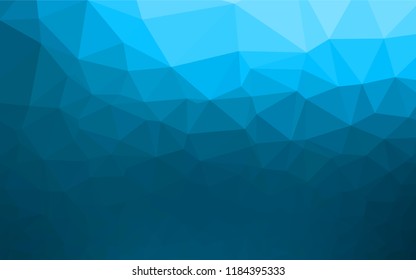 Light BLUE vector abstract polygonal cover. Shining colored illustration in a Brand new style. A completely new template for your business design.