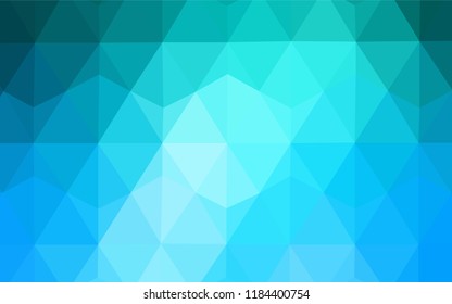Light BLUE vector abstract polygonal background. Modern abstract illustration with triangles. Textured pattern for your backgrounds.
