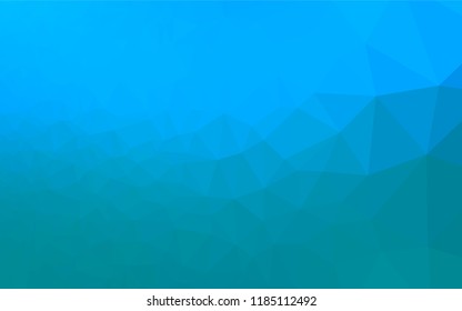 Light BLUE vector abstract polygonal cover. A vague abstract illustration with gradient. Brand new style for your business design.