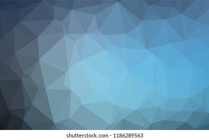 Light BLUE vector abstract polygonal texture. An elegant bright illustration with gradient. A completely new template for your business design.
