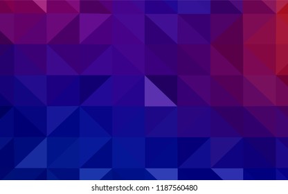 Light BLUE vector abstract polygonal pattern. Modern abstract illustration with triangles. Completely new template for your banner.