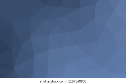 Light BLUE vector abstract polygonal layout. Creative geometric illustration in Origami style with gradient. The best triangular design for your business.