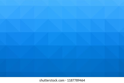 Light BLUE vector abstract polygonal background. Colorful illustration in abstract style with triangles. Pattern for a brand book's backdrop.