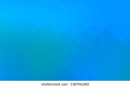 Light BLUE vector abstract polygonal cover. Brand new colored illustration in blurry style with gradient. Brand new style for your business design.