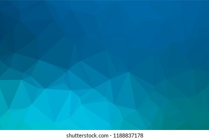 Light BLUE vector abstract polygonal texture. Colorful abstract illustration with gradient. The template can be used as a background for cell phones.