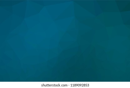 Light BLUE vector abstract polygonal cover. Triangular geometric sample with gradient.  The polygonal design can be used for your web site.