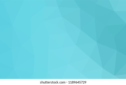 Light BLUE vector abstract polygonal texture. A sample with polygonal shapes. A completely new design for your business.