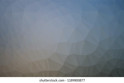 Light BLUE vector abstract polygonal cover. Shining colored illustration in a Brand new style. A new texture for your design.