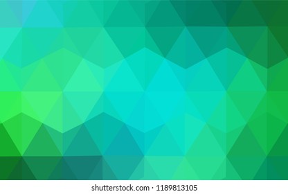 Light BLUE vector abstract polygonal background. Colorful abstract illustration with triangles. Textured pattern for your backgrounds.