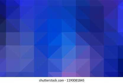 Light BLUE vector abstract polygonal template. Triangular geometric sample with gradient.  Pattern for a brand book's backdrop.