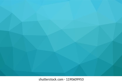 Light BLUE vector abstract polygonal cover. Modern geometrical abstract illustration with gradient. A completely new template for your business design.