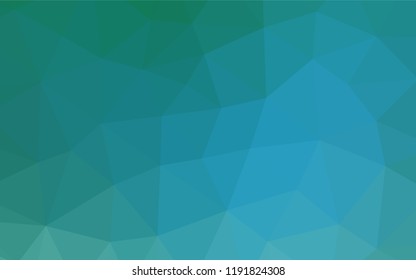 Light BLUE vector abstract polygonal texture. A completely new color illustration in a vague style. The textured pattern can be used for background.