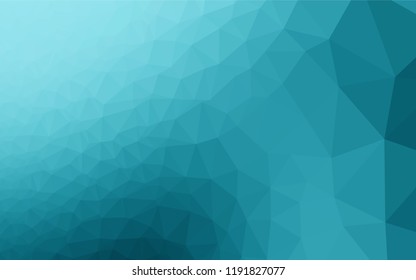 Light BLUE vector abstract polygonal texture. An elegant bright illustration with gradient. Brand new style for your business design.