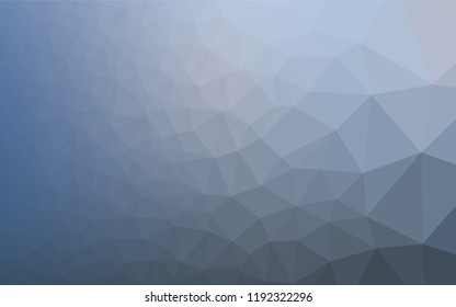Light BLUE vector abstract polygonal texture. Glitter abstract illustration with an elegant design. The completely new template can be used for your brand book.