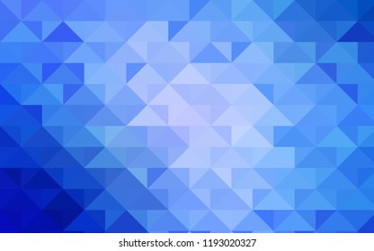 Light BLUE vector abstract polygonal pattern. Triangular geometric sample with gradient.  The polygonal design can be used for your web site.