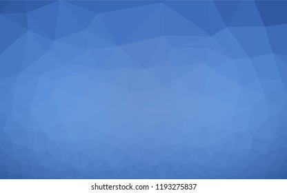 Light BLUE vector abstract polygonal cover. A completely new color illustration in a vague style. A new texture for your design.