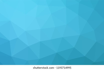 Light BLUE vector abstract polygonal cover. Glitter abstract illustration with an elegant design. The completely new template can be used for your brand book.