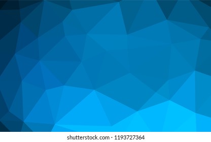 Light BLUE vector abstract polygonal cover. Creative geometric illustration in Origami style with gradient. Brand new design for your business.