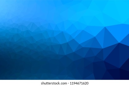 Light BLUE vector abstract polygonal cover. Shining colored illustration in a Brand new style. The template can be used as a background for cell phones.