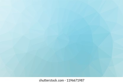 Light BLUE vector abstract polygonal texture. Colorful illustration in abstract style with gradient. Brand new style for your business design.