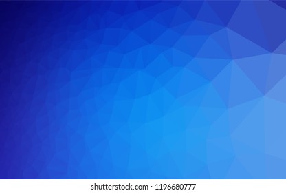 Light BLUE vector abstract polygonal texture. A vague abstract illustration with gradient. The template can be used as a background for cell phones.
