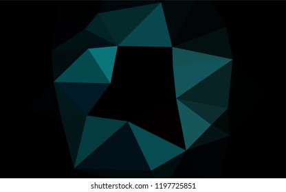 Light BLUE vector abstract polygonal texture. An elegant bright illustration with gradient. Brand new design for your business.