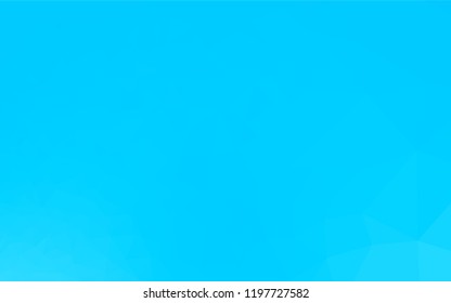 Light BLUE vector abstract polygonal layout. Creative geometric illustration in Origami style with gradient. Triangular pattern for your business design.