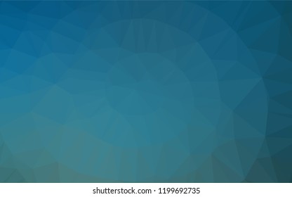 Light BLUE vector abstract polygonal cover. An elegant bright illustration with gradient. The template can be used as a background for cell phones.