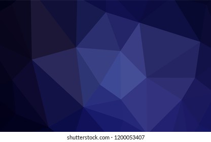 Light Blue vector abstract polygonal pattern. Colorful illustration in abstract style with triangles. A completely new design for your leaflet.