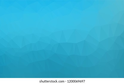 Light BLUE vector abstract polygonal texture. A sample with polygonal shapes. Brand new style for your business design.