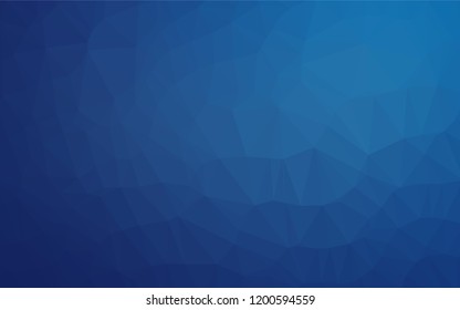 Light BLUE vector abstract polygonal texture. A vague abstract illustration with gradient. A completely new template for your business design.