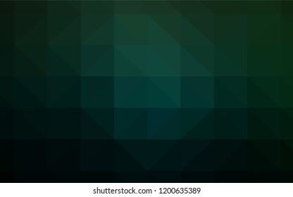 Light BLUE vector abstract polygonal pattern. Creative illustration in halftone style with triangles. Brand new design for your business.