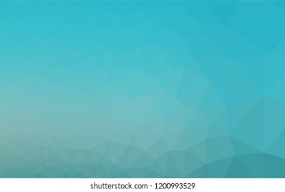 Light BLUE vector abstract polygonal cover. A sample with polygonal shapes. A completely new design for your business.