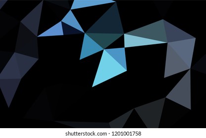 Light BLUE vector abstract polygonal cover. Colorful abstract illustration with gradient. The completely new template can be used for your brand book.