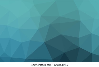 Light BLUE vector abstract polygonal layout. Colorful illustration in abstract style with gradient. A completely new template for your business design.