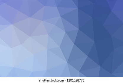 Light BLUE vector abstract polygonal layout. Triangular geometric sample with gradient.  The best triangular design for your business.
