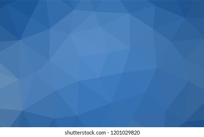 Light BLUE vector abstract polygonal layout. Modern geometrical abstract illustration with gradient. Brand new style for your business design.