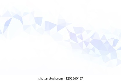 Light BLUE vector abstract polygonal template. A sample with polygonal shapes. Polygonal design for your web site.