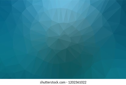 Light BLUE vector abstract polygonal cover. A completely new color illustration in a vague style. The completely new template can be used for your brand book.