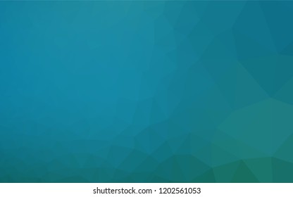 Light BLUE vector abstract polygonal texture. A vague abstract illustration with gradient. Brand new style for your business design.