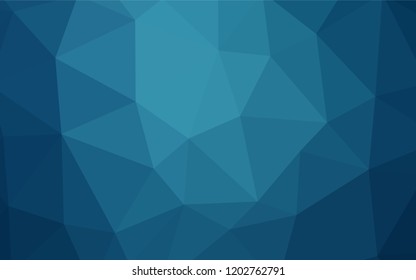 Light BLUE vector abstract polygonal background. Geometric illustration in Origami style with gradient.  Brand new design for your business.
