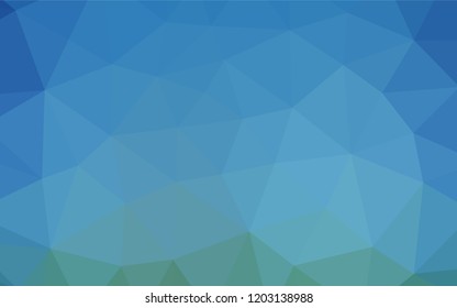 Light BLUE vector abstract polygonal texture. Creative geometric illustration in Origami style with gradient. Brand new style for your business design.